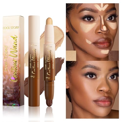 2-in-1 Contour & Highlight Stick Waterproof Cream