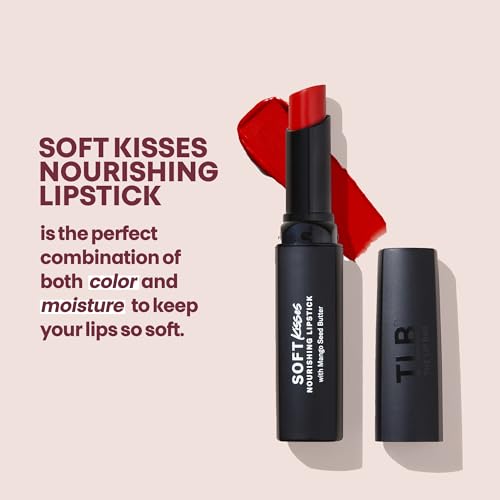 The Lip Bar Soft Kisses Vegan Lipstick - Vexxed Orange Red