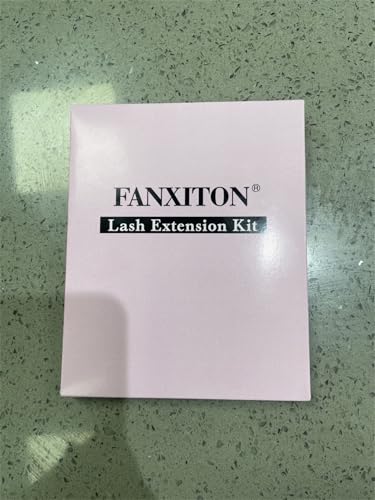 FANXITON DIY Lash Extension Kit Volume Lash Clusters 40D+50D D Curl Individual Lashes Lash Clusters Kit Thick Eyelash Extension Kit 280 pcs Thin Band Cluster Lashes Lash Bond and Seal Lash Tweezers