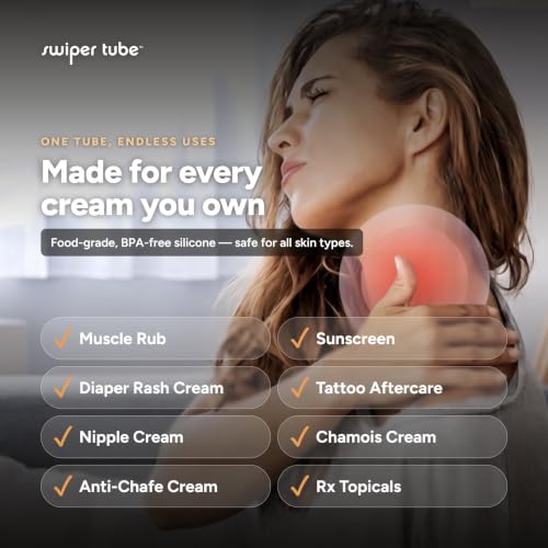 Eli & Ali Swiper Tube - No-Touch Silicone Cream Applicator