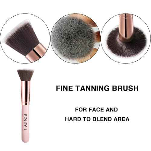 2 Pack Self Tanning Mitt Applicator Kit Set, Self Tanning Glove and Self Tanner Flat Top Brush, Tan Applicator for Sunless Self Tan (Leopard)