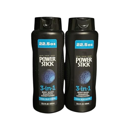 White Rain for Men 3 in 1 Shampoo/Conditioner/Body Wash Cool Ocean Wave - 15 oz, Pack of 2
