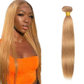 #27 Honey Blonde Straight Human Hair Bundle 16 Inch 50g