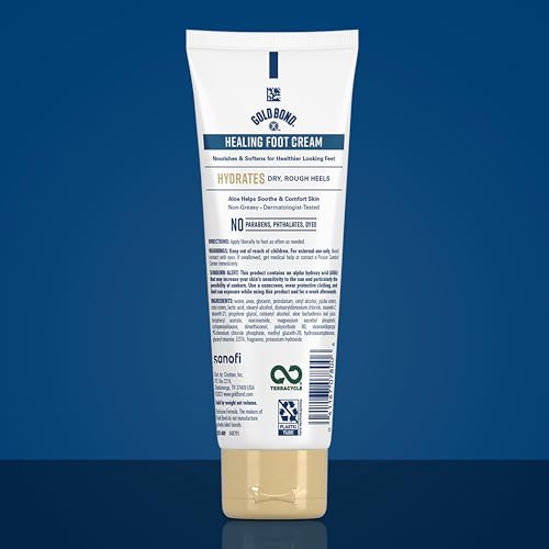 Gold Bond Healing Foot Cream with Aloe, 4 oz