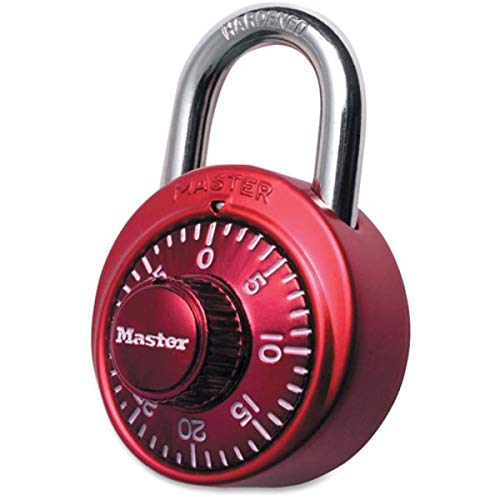 Master Lock 1530DCM Locker Lock Combination Padlock, 1 Pack, Colors may vary