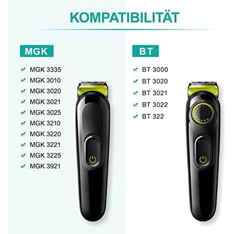 2.3V Charger Adapter Power Cord compatible with Braun Beard Trimmer Shaver MGK3020 MGK3021 MGK3221 MGK3220 MGK3225 MGK3335 BT3020 BT3021 BT3221 BT3222 Replace Type 5511, 5513, 5516