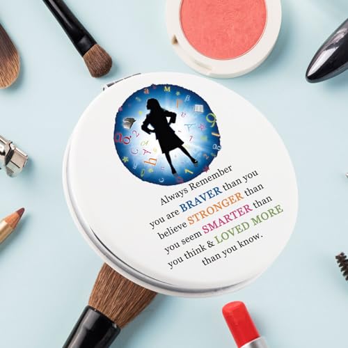 SEIRAA Family Musical Pocket Mirror Family Musical Gifts Family Musical Makeup Mirror Family Musical Merchandise (1 2 Girl)