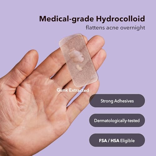 AVARELLE Pimple Patches Cluster Control Kits Hydrocolloid Acne Patches for Blemishes and Zit with Tea Tree Oil, Calendula Oil and Cica Oil for Face, Vegan, Cruelty Free Certified (8 XL + Fit)