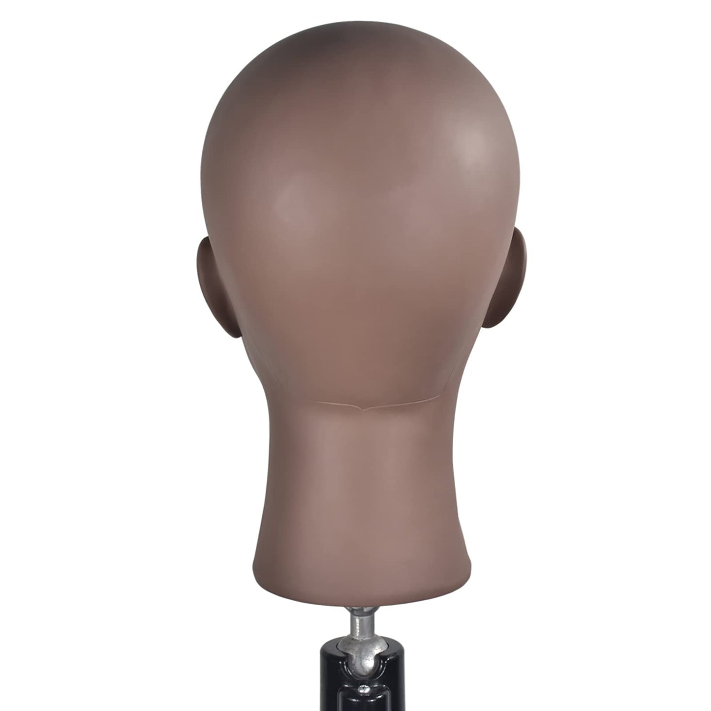 MIAOMANZI Bald Female Training Head Cosmetology Mannequin Head for Wigs Making and Display with Free clamp