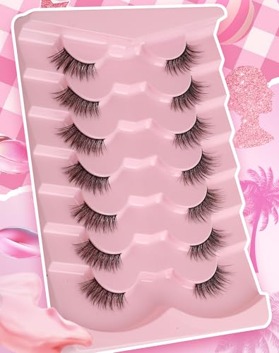 Adious Half Lashes - Cat Eye Wispy False Eyelashes