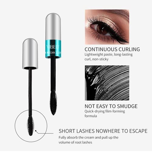 Vibely Mascara 4D Silk Fiber Waterproof Lengthening