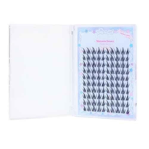 Ninetynine Dreams 100PCs Fantasy Lashes Manhua Anime DIY Spiky Lash Clusters 10-16mm C+ Curl Beginner Friendly Lightweight & Reusable Individual Waterproof Eyelashes Thin Comfortable Band