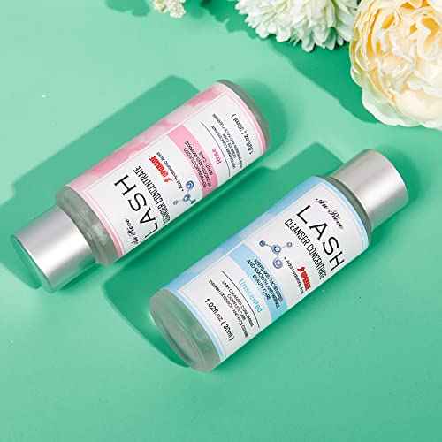 Lash Shampoo Concentrate 30ml Lash Cleanser Concentrate Add Hyaluronic Acid Oil-Free Lash Extension Shampoo Perfect for Salon£¬Unscented