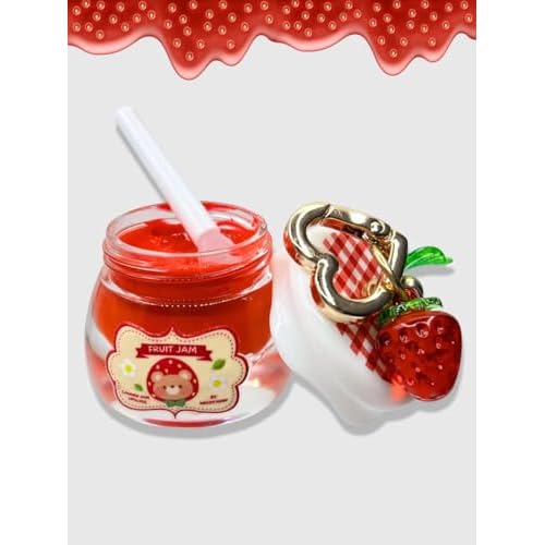 Nekoyanin Fruit Jam Lip Gloss Keychain (Lilly Pilly, 1.5oz)