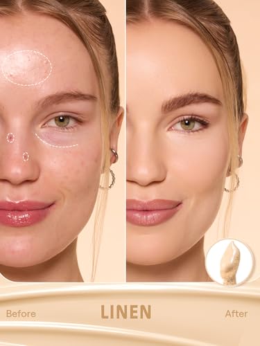 SHEGLAM Hideaway Full-Coverage Liquid Concealer – Hydrating Creamy Finish