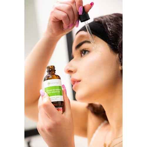 Essence of Argan B3 Vitamins Hyaluronic Acid Face Serum, Niacinamide Moisturizer for Face, Pore Serum Minimizer - 2 fl. Oz. Dropper Bottle