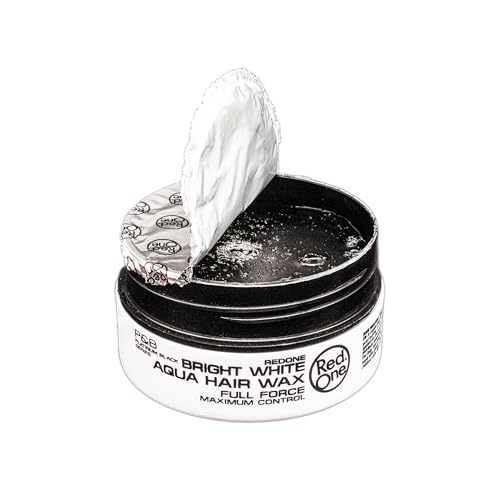 Redone Hair Styling Wax White 150ml | Extra Hold & Long Lasting Shine | Gel Wax for Men & Women | Peach Scent | Strong Hold Edge Control Wax | Non-Sticky Wet Look Finish | Professional Barber Hair Wax