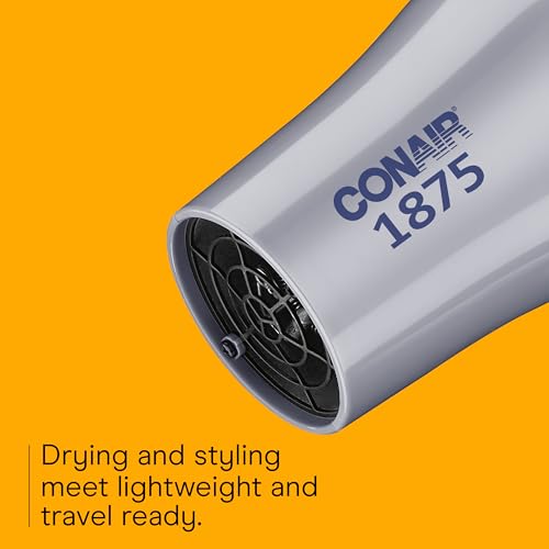 Conair 1875W Compact Folding Hair Dryer with Dual Voltage
