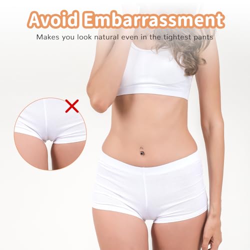 4Pcs Y Shape Camel Toe Concealer Reusable Invisible Self-adhesive Silicone Pad Insert for Women Swimsuit Yoga Pants