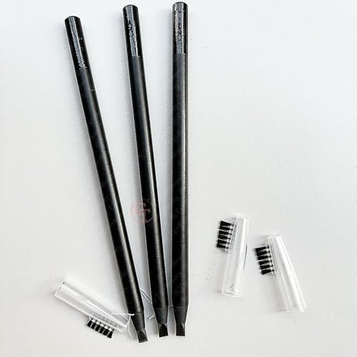 Waterproof Eyebrow Pencil - Pull Cord Peel-Off, Pack of 2