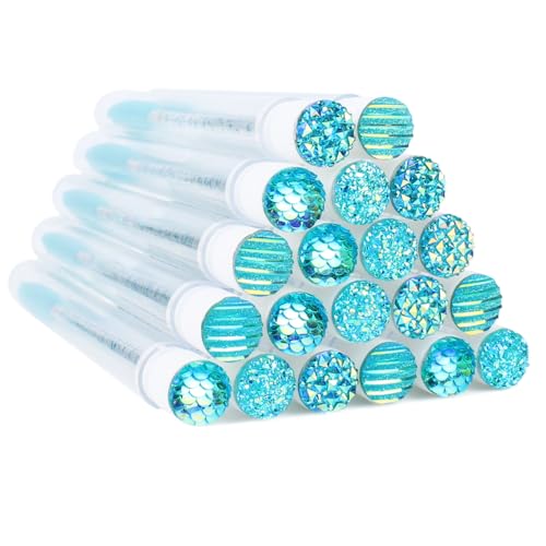 20 Pack Mascara Wands & Tubes Set - Reusable Eyelash Brush
