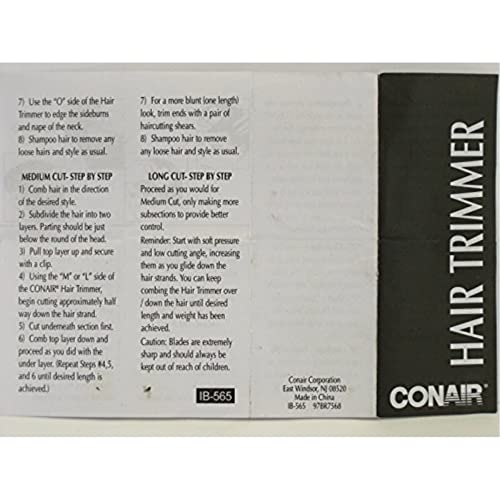 Conair 80015N Hair Trimmer