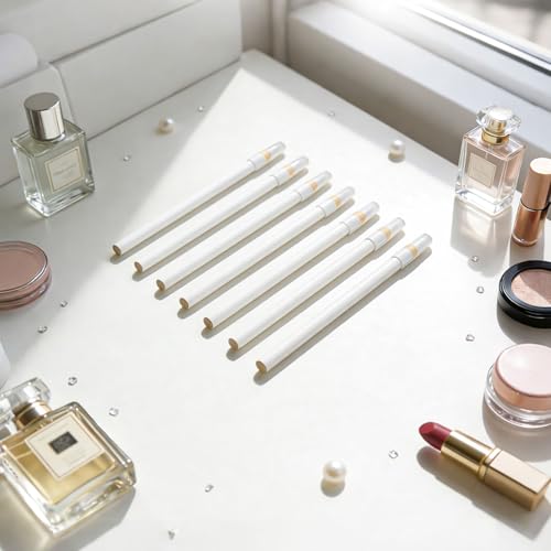 8-Piece Nail Whitening Pencil Set for French Manicure & Brightening