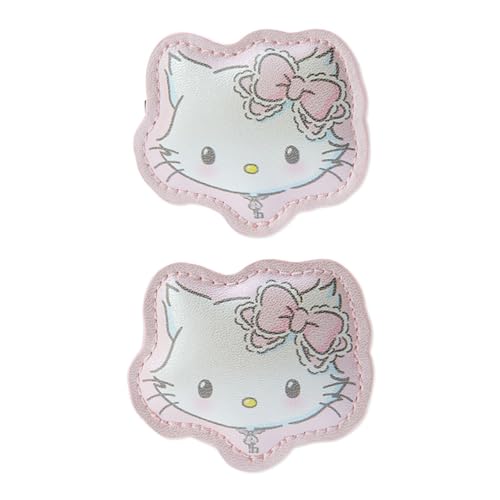 SANRIO Charmy Kitty Hair Clip Set (2 Pieces, Pink, Bow, Flower, Compact, Daily, Women's Accessory)