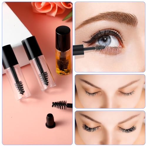 27Pcs Empty Mascara Tubes with Wands - 3ml Travel Size