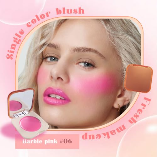 Hot Pink Cream Blush - Matte Blendable Cheek Color