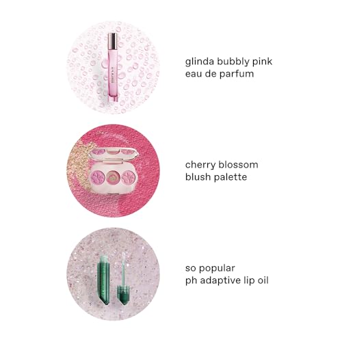 Glinda Makeup & Fragrance Set with Lip Oil, Blush Trio & Scent - Wicked by Ariana Grande