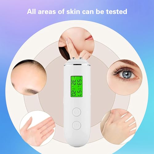Digital Skin Moisture & Oil Analyzer with LCD Display