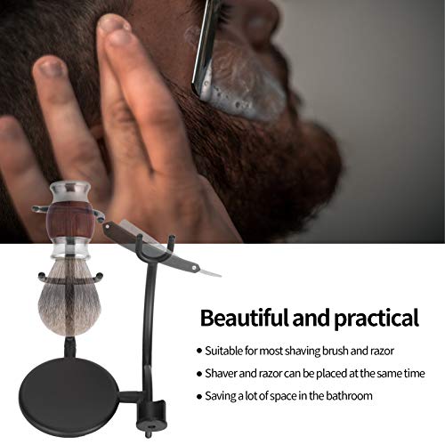 Professional Shaving Brush Holder, Universal Shaving Stand, Shaving Brush Stand, And Brush Stand, Metal Safety Beard Brush Holder For Men Safety Face Care
