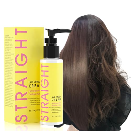 Gowwim Hair Straightener Cream - Keratin Treatment, 72H Frizz Control