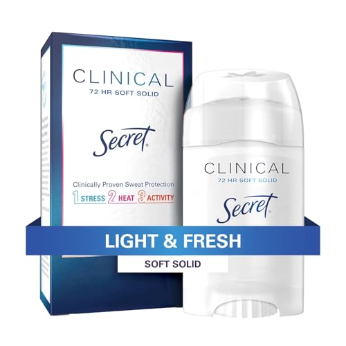 Clinical Strength Antiperspirant & Deodorant - Soft Solid, Light & Fresh (3 Pack)