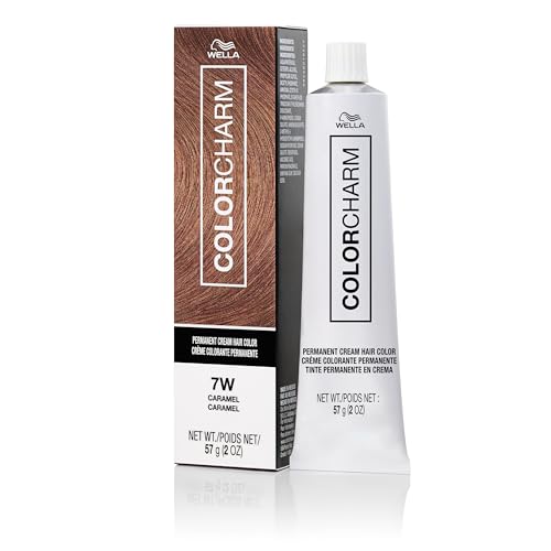 COLORCHARM Permanent Cream Hair Dye | Blonde Hair Color | High Lift, Natural Warm Bronde, Golden Honey Tones | 100% Gray Coverage | Vegan, Free of Phthalates & Parabens | 2 oz.