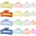 16 Pcs Non-Slip Hair Clips Set in 4 Styles for All Hair Types
