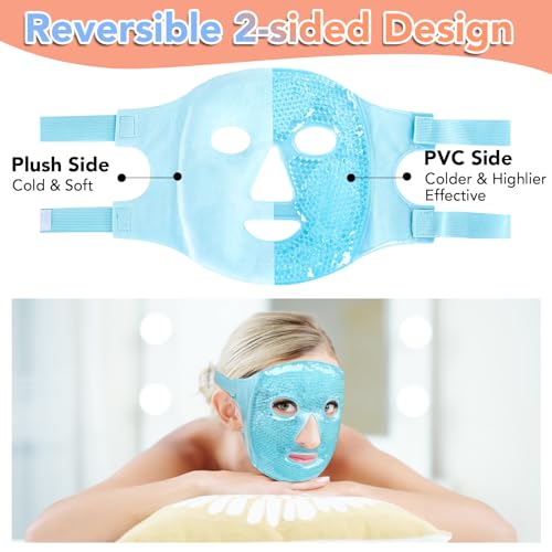 XPCARE Cooling Ice Face & Eye Mask for Puffy Eyes