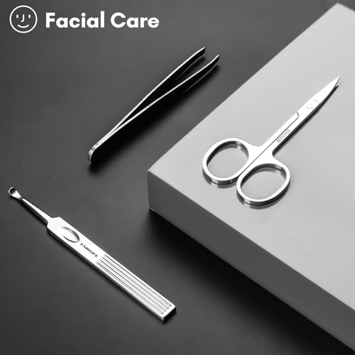 11-Piece Stainless Steel Manicure Set with Travel Case
