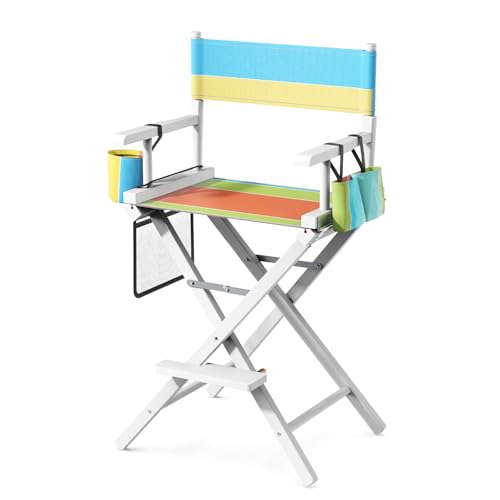 OmySalon 26" Directors Chair - Portable Folding Makeup Salon Chair