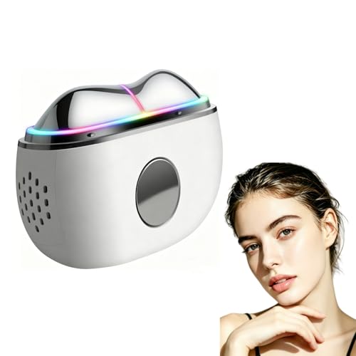Electric Gua Sha Facial Massager with Red Light Therapy & Hot/Cold