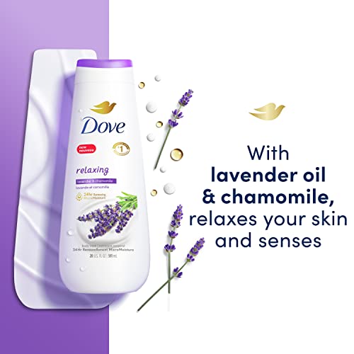 Dove Relaxing Body Wash Calms & Comforts Skin Lavender Oil and Chamomile Cleanser That Nourishes Your Skin 22 oz