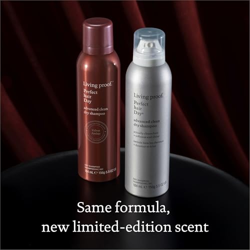 Living Proof Perfect Hair Day Dry Shampoo Velvet Amber Scent 5.5 oz - Advanced Clean & Refreshing
