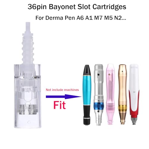 Microneedling Derma Roller Cartridges 36-Pin 0.25mm (10-Pack)