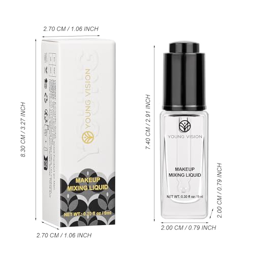Makeup Mixing Liquid - Foundation Thinner & Eyeshadow Mixer 9ml