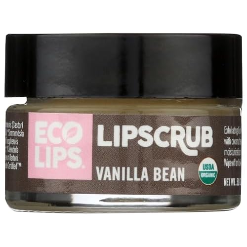 Eco Lips, Lipscrub Vanilla Organic, 0.5 Ounce