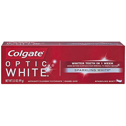 Colgate Optic White Sparkling Mint Toothpaste 3.5 oz (Pack of 2)