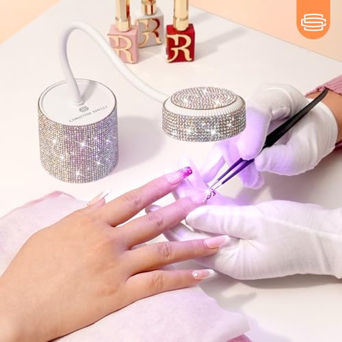 Cordless UV Nail Lamp with Gooseneck | 27W Fast Drying & Portable