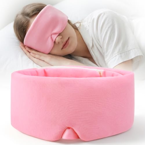 Sleep Mask for Women & Men - Light Blocking Eye Mask, Soft Breathable