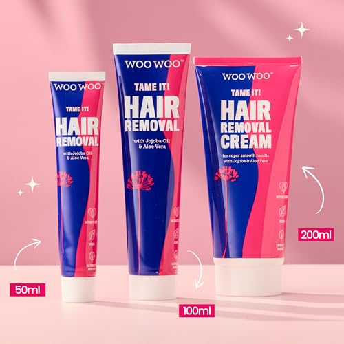 WOOWOO Tame It! Bikini Line Hair Removal Cream 3.4oz - Sensitive Skin Formula